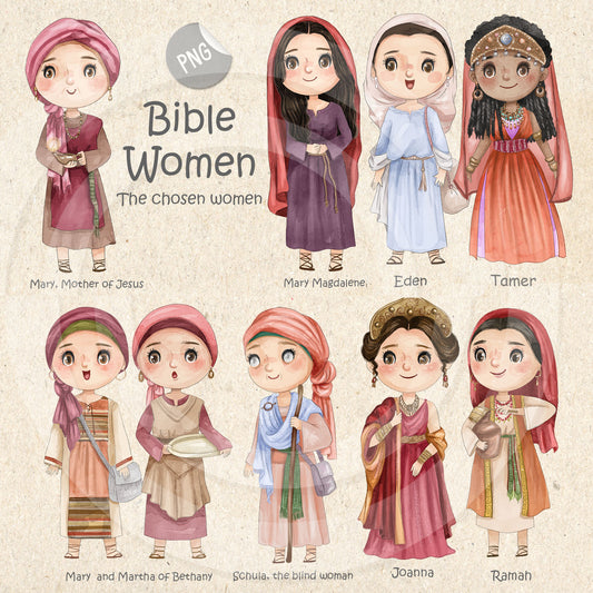 Women of the Chosen Clip Art  Clipart, PNG files