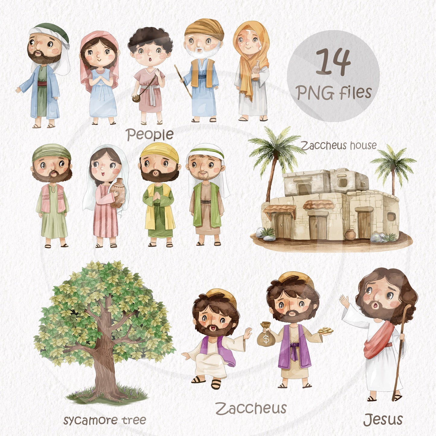 Zaccheus Clip Art  Clipart, PNG files