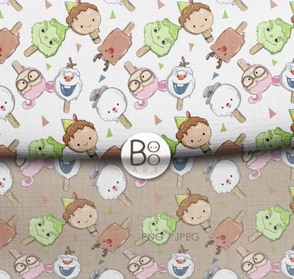 Christmas Seamless Pattern, instant download PNG file - 300 dpi