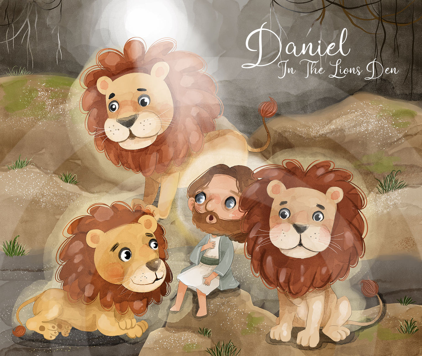 Daniel In The Lions Den Clip Art ,Religion, Bible stories Clipart PNG files