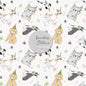 Dog Christmas seamless Pattern, instant download PNG file - 300 dpi