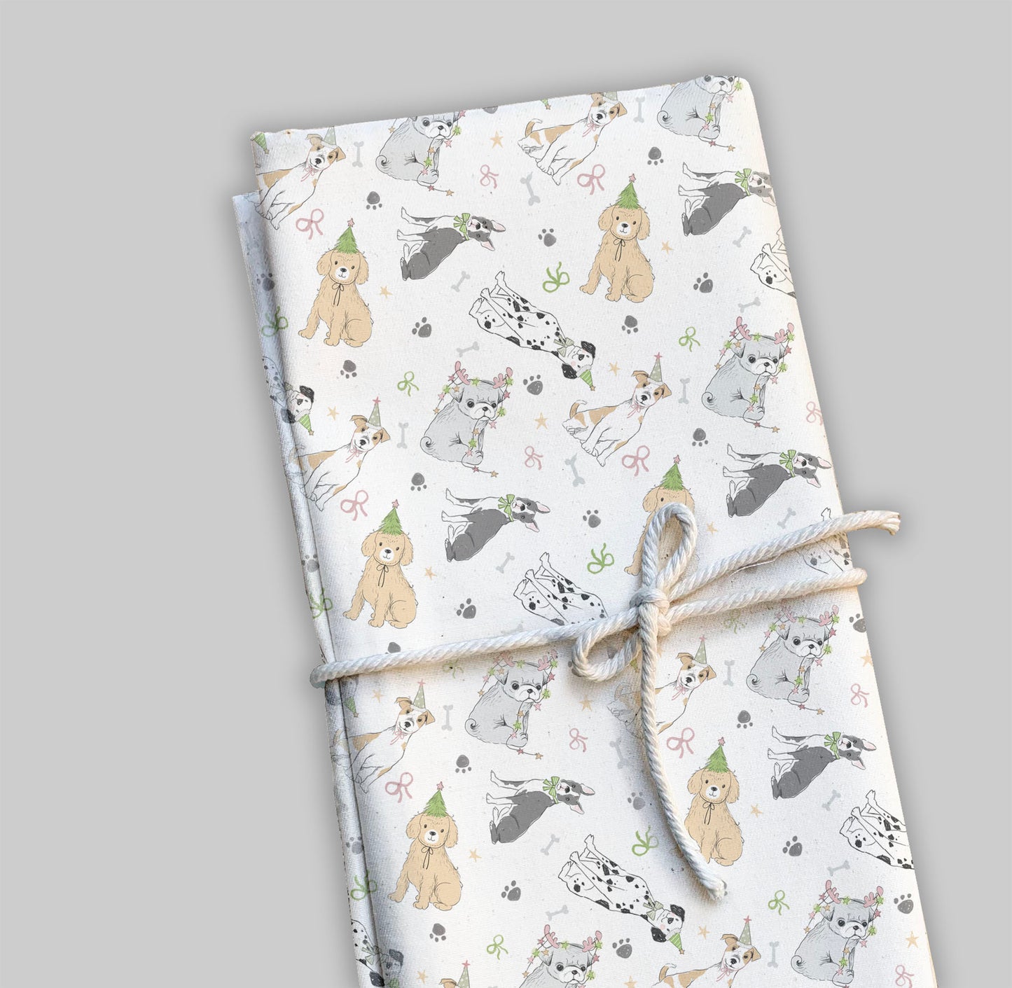 Dog Christmas seamless Pattern, instant download PNG file - 300 dpi