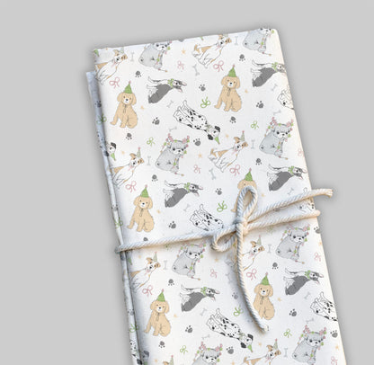Dog Christmas seamless Pattern, instant download PNG file - 300 dpi