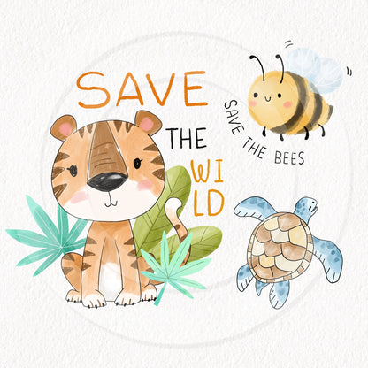 Earth Day Every Day clipart, instant download PNG file - 300 dpi