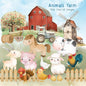 Animals farm clipart, instant download PNG file - 300 dpi