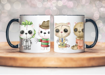Cute horror cats, Halloween Clipart Set, Spooky Halloween Cat PNG clipart instant download PNG file - 300 dpi