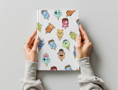 Cute Characters Ice Cream Clipart , PNG file - 300 dpi