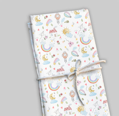 Kids doodle Seamless Pattern, instant download PNG file - 300 dpi