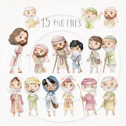 Ten lepers bible Clip Art  Clipart, PNG files