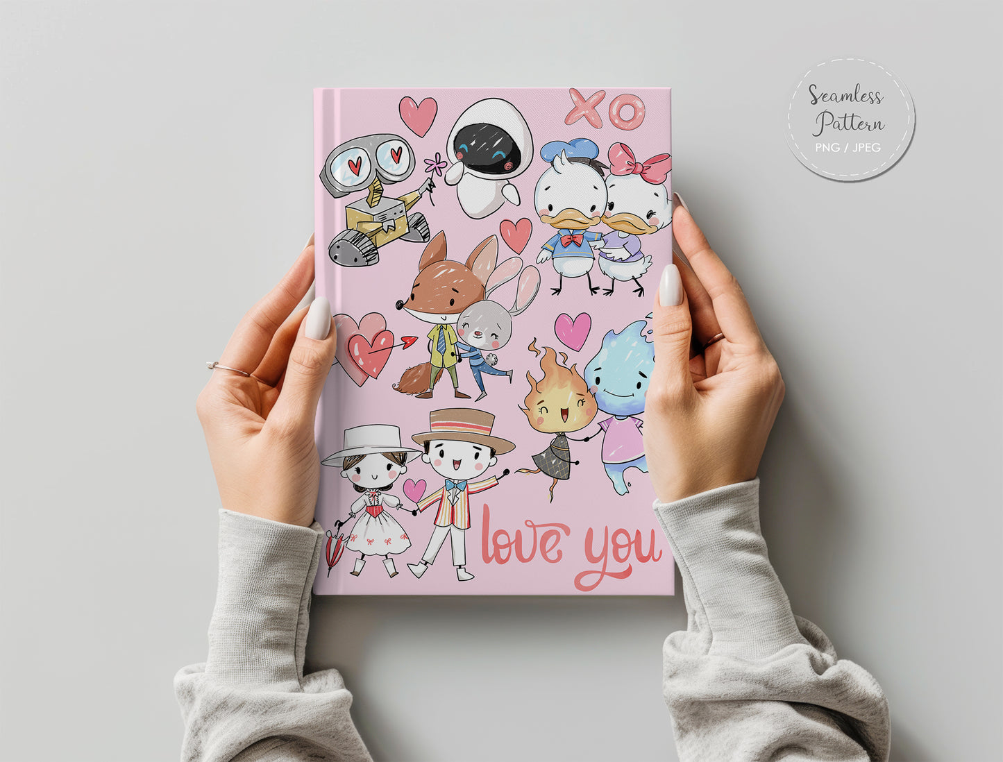 lover story clipart instant download PNG file - 300 dpi