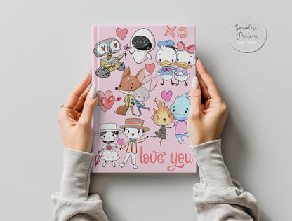 lover story clipart instant download PNG file - 300 dpi