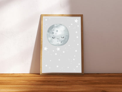 Moon Clipart | hand drawn clipart, PNG files 300 dpi.