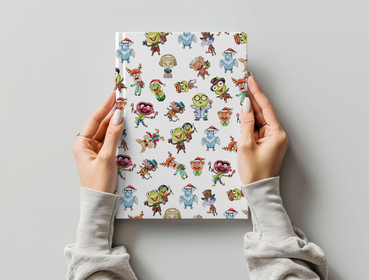 Christmas Animals Characters clipart PNG files.