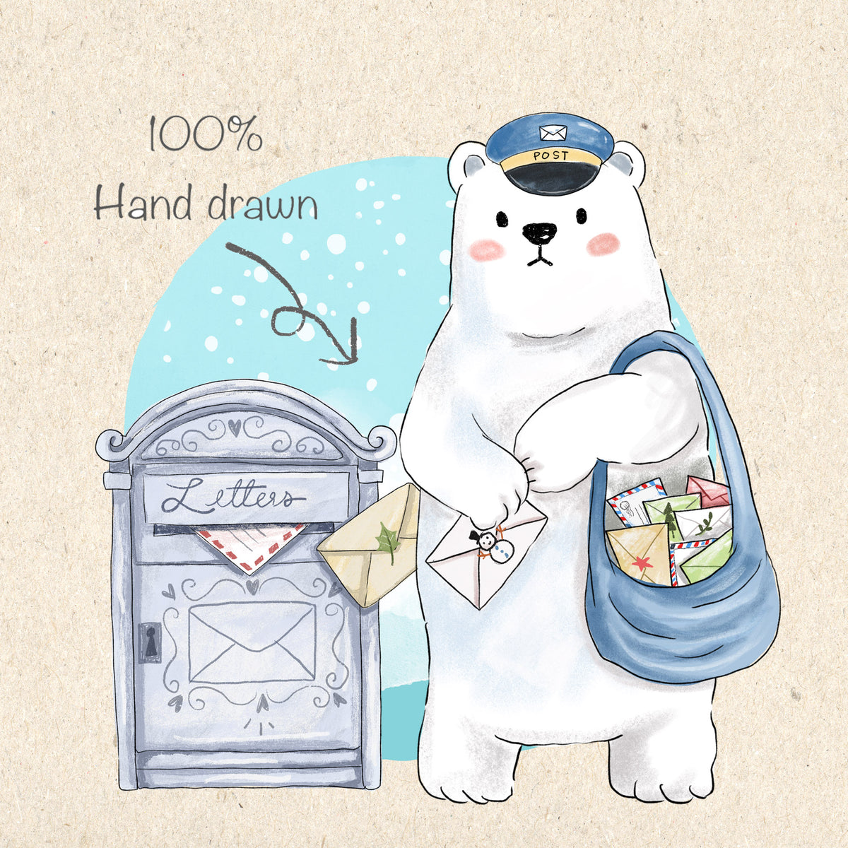 Christmas North Pole clipart PNG files.