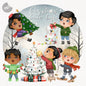 Christmas cute boys clipart instant download PNG file - 300 dpi