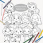 Princess hand drawn ,blackline art , digital stamp ,instant download PNG file - 300 dpi