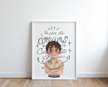 Tattoo man clipart set2 instant download PNG file - 300 dpi