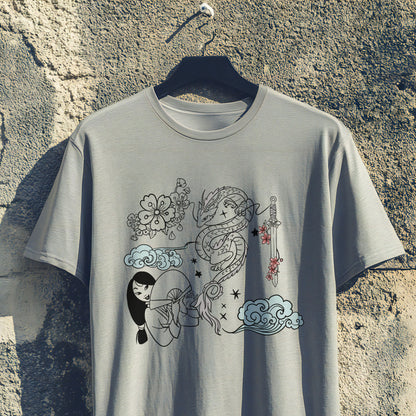 Tattoo man clipart set1 instant download PNG file - 300 dpi