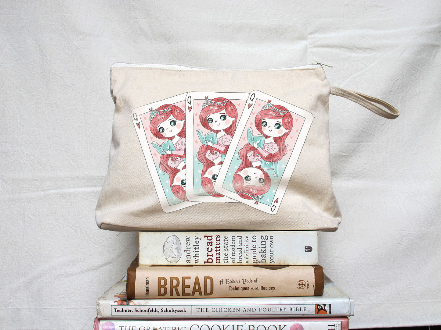 Queen of books set 2 Hand Drawn clipart instant download PNG file - 300 dpi