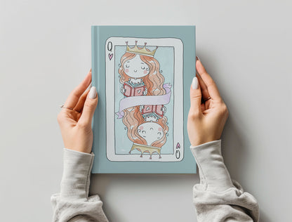 Queen of books set 1 Hand Drawn clipart instant download PNG file - 300 dpi