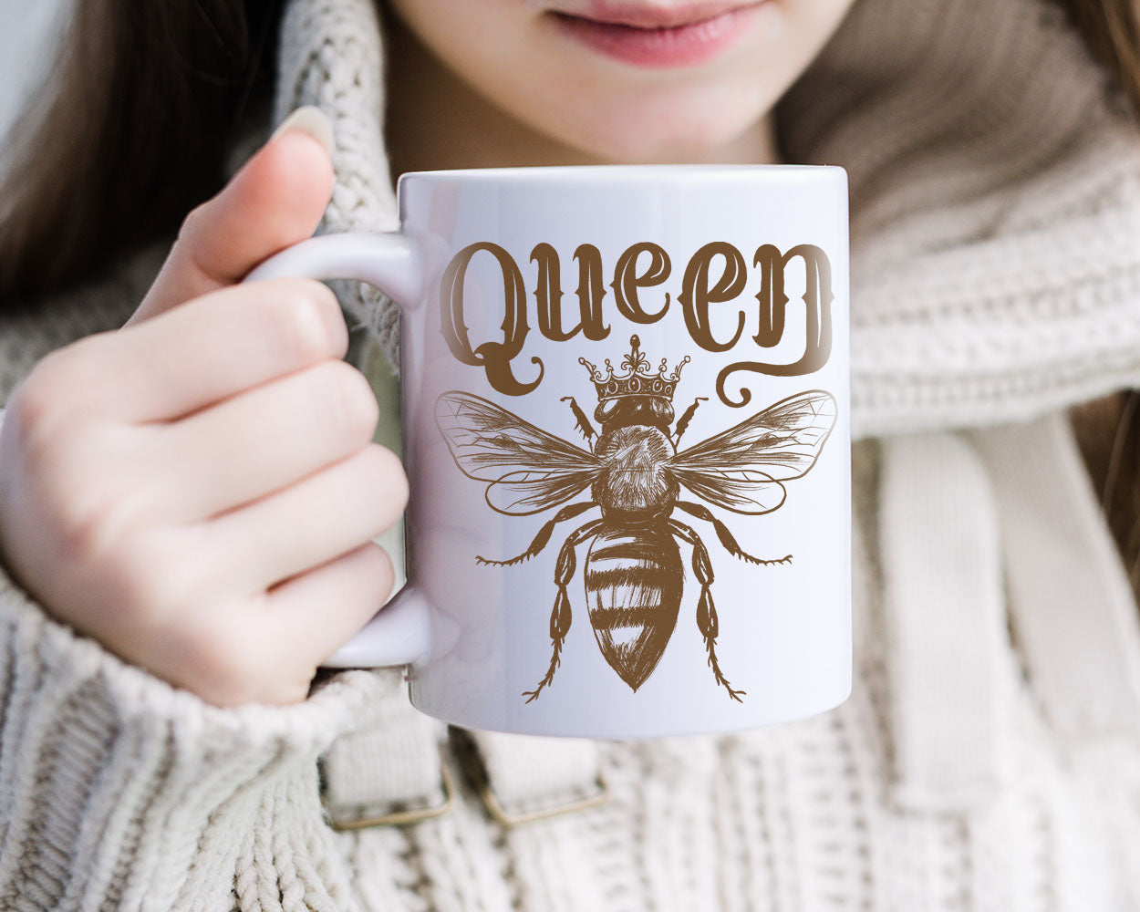Queen bee PNG, Sublimation Designs, PNG file - 300 dpi.