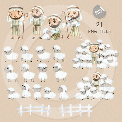 The lost sheep Clip Art, Bible stories Clipart PNG files
