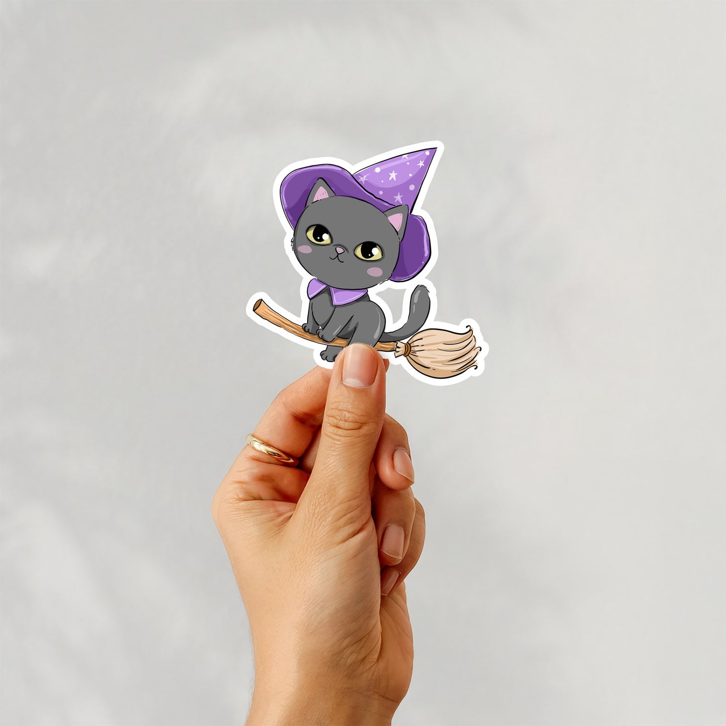 Halloween cat clipart PNG files.