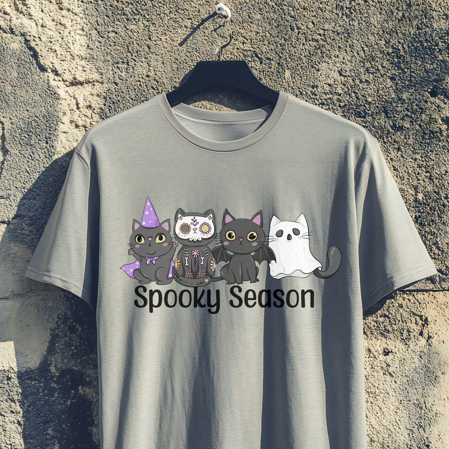 Halloween cat clipart PNG files.