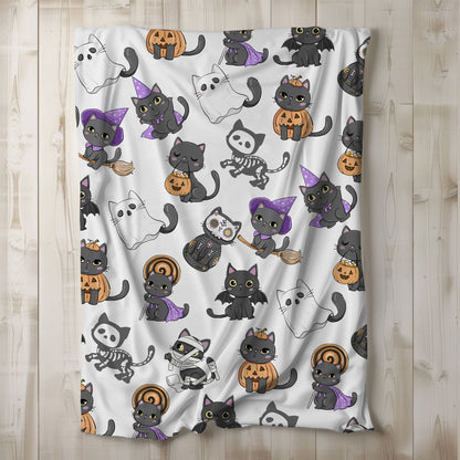 Halloween cat clipart PNG files.