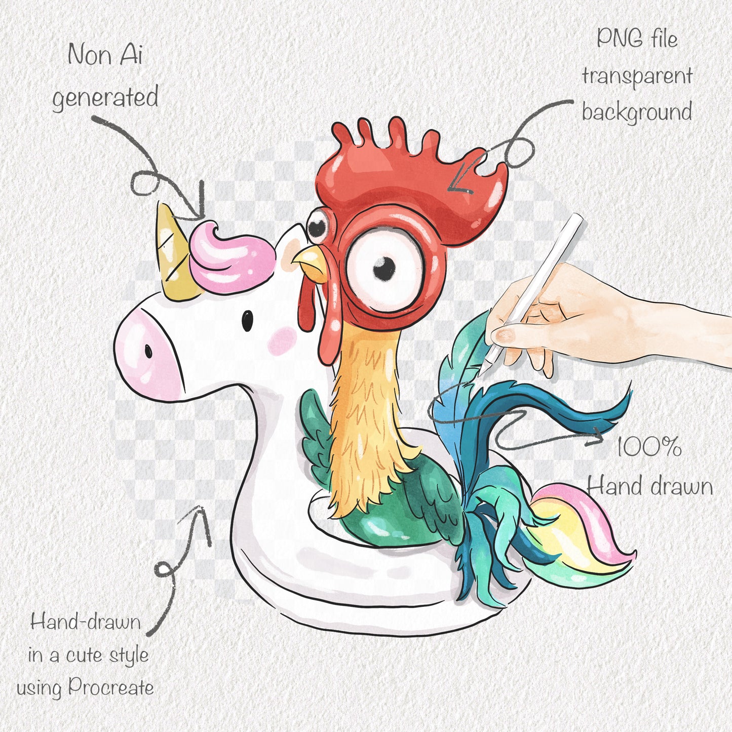 Summer party clipart PNG files