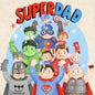 Super Dad, Fathers day clipart instant download PNG file - 300 dpi