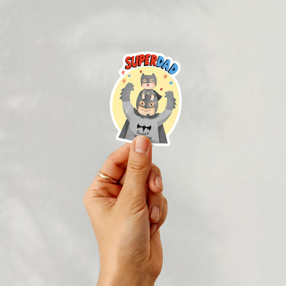 Super Dad, Fathers day clipart instant download PNG file - 300 dpi