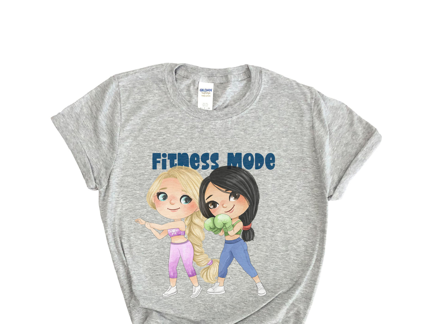 Cute girls workout set 1, PNG files 300 dpi.