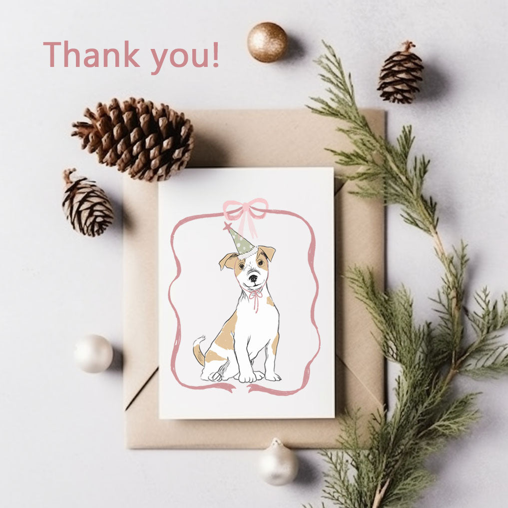 Christmas dog clipart , Hand drawn clipart, Instant Download PNG file - 300 dpi