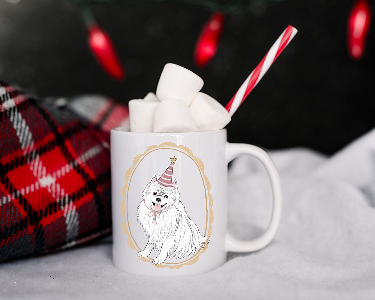 Christmas dog clipart , Hand drawn clipart, Instant Download PNG file - 300 dpi