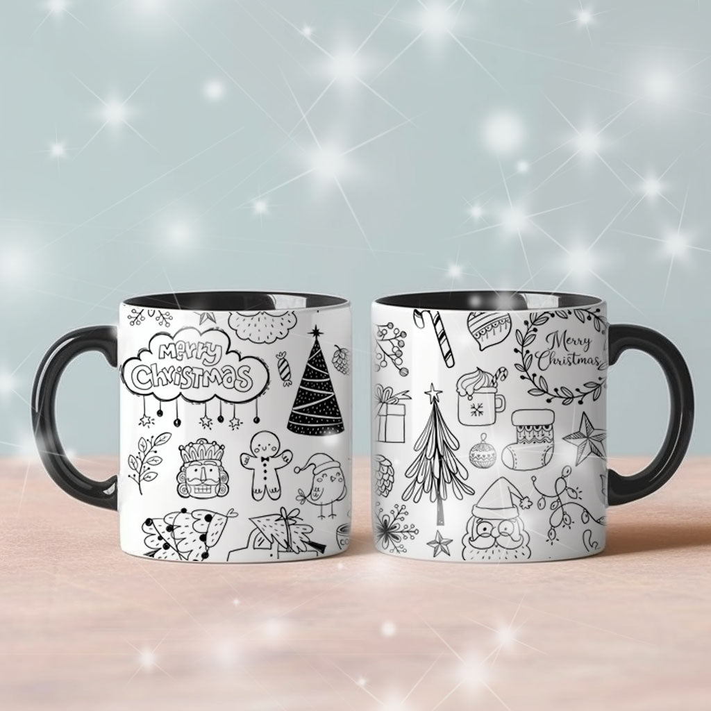 Christmas Hand drawn Clipart , PNG file - 300 dpi