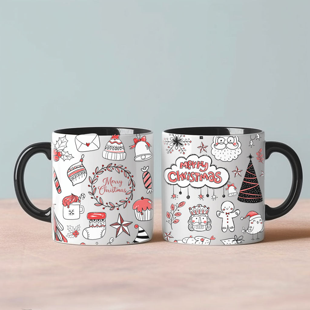 Christmas Hand drawn doodle Clipart , PNG file - 300 dpi