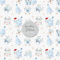Cute Yeti Seamless Pattern, instant download PNG file - 300 dpi