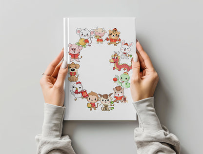 Animals Zodiac Clipart , instant download PNG file - 300 dpi