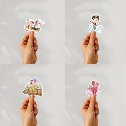 Ride Vehicle party clipart Set 1, PNG files