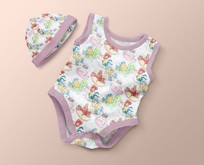 Summer party Seamless Pattern, instant download PNG , JPEG file - 300 dpi
