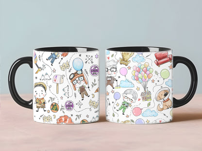 UP adventure Hand Drawn ,doodle clipart, Seamless Pattern, instant download PNG file - 300 dpi