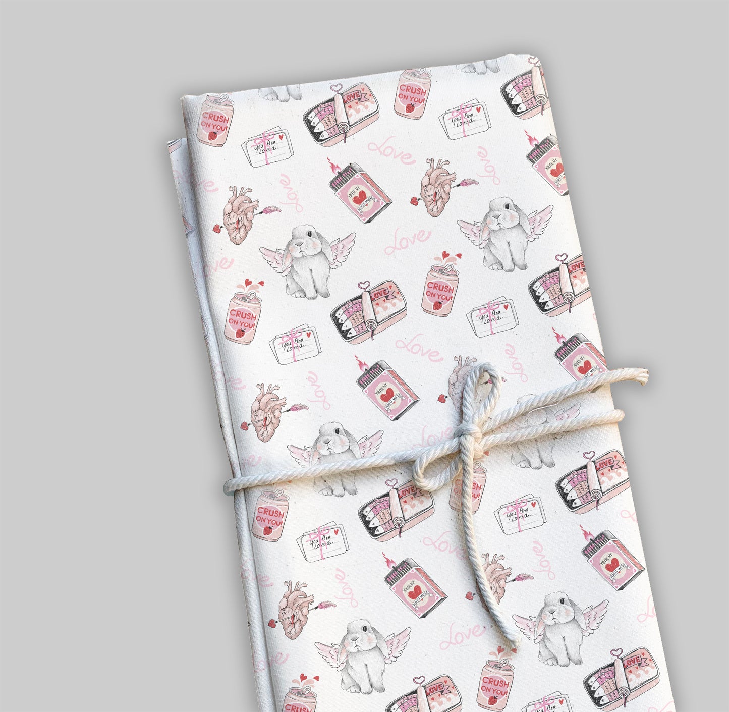 Valentine Seamless Pattern, instant download PNG file - 300 dpi